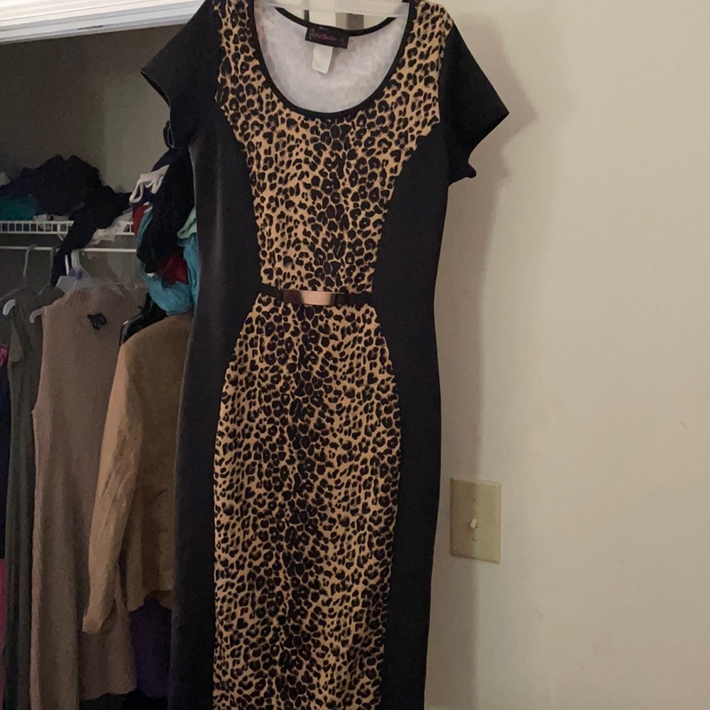 Cheetah Print Dress